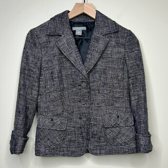 Ann Taylor Petites Suit Jacket Size 4P Career Work Professional - Picture 1 of 9